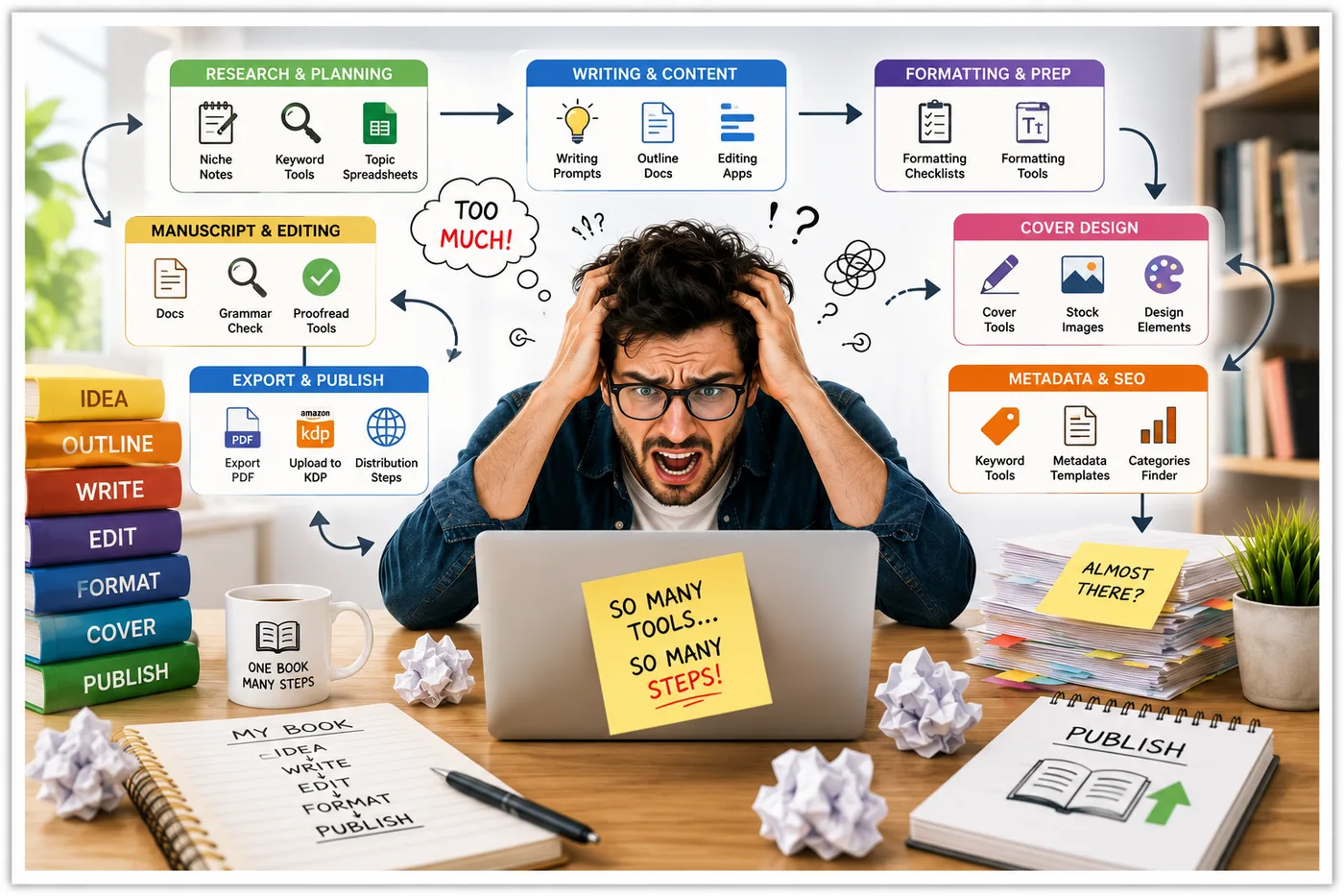 Scattered tool workflow
